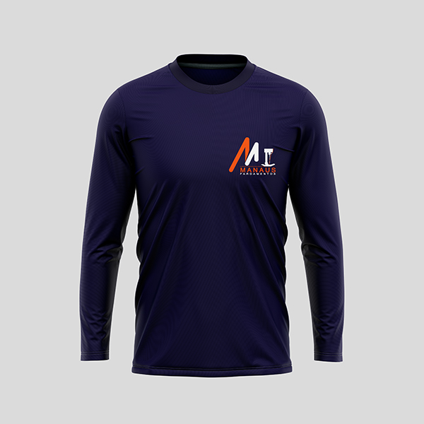 CAMISA GOLA CARECA MANGA LONGA